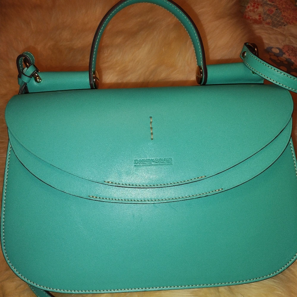 Dooney & Bourke Alto Italian Leather Lia Bag In Mint